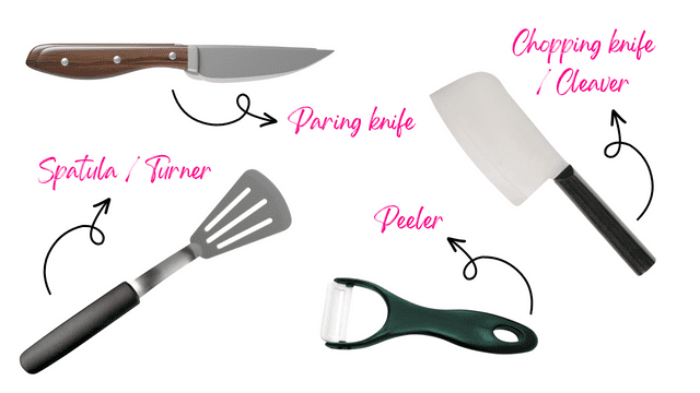 Utensils and Ingredients Vocabulary